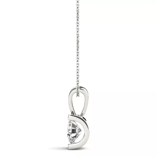Bar Set Diamond Solitaire Necklace (1/4 ct. tw.)